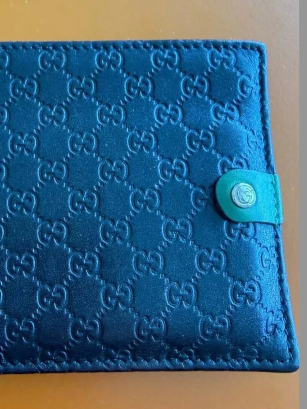 Gucci Micro Guccissima Leather Bi Fold Wallet